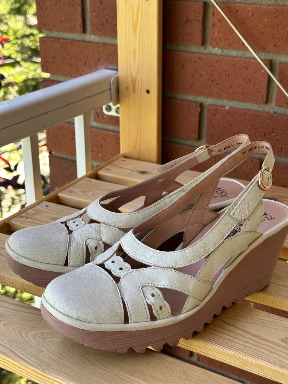 Vintage Fly London Wedge Sandals